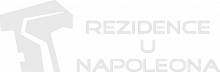 Logo - U Napoleona - bílý ořez